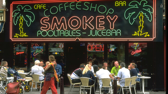 Smokey Coffeeshop em Amsterdam