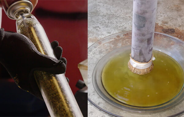 Extraindo o BHO com gás Butano